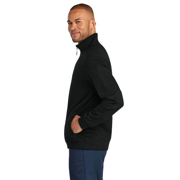 CornerStone® 12oz. Cotton/Poly Tough Fleece Men's Zip Job Shirt