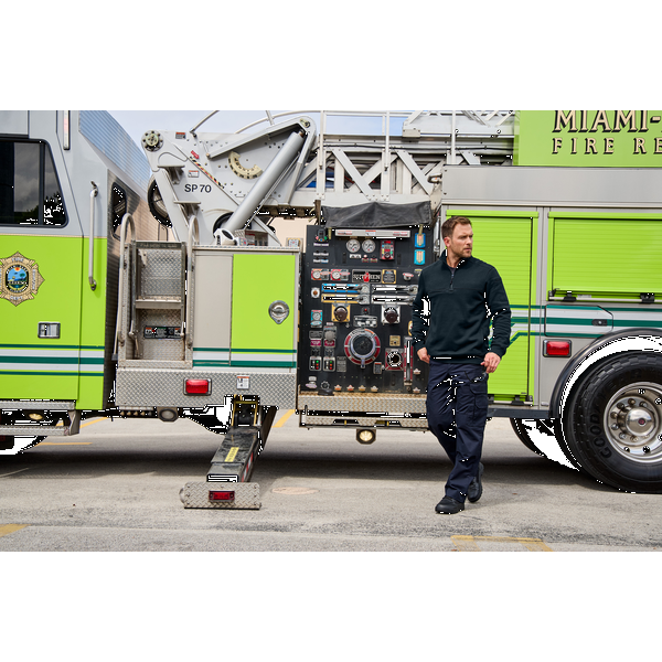 CornerStone® 12oz. Cotton/Poly Tough Fleece Men's Zip Job Shirt