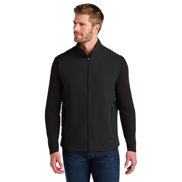 OGIO® Kinetic Poly/Spandex Men's Soft Shell Vest