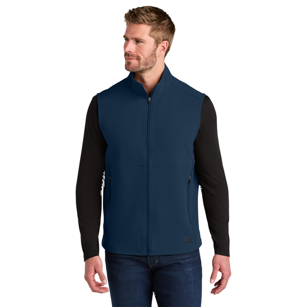 OGIO® Kinetic Poly/Spandex Men's Soft Shell Vest
