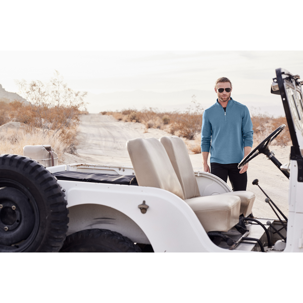 OGIO® Transcend Tri-Blend Men's 1/4 Zip