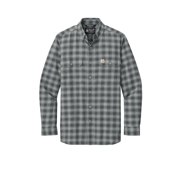 Carhartt® Rugged Flex® Plaid Cotton/Elastane Long Sleeve Men's Shirt