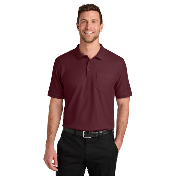 Port Authority® Wearever Signature Poly/Cotton Pique Pocket Men's Polo