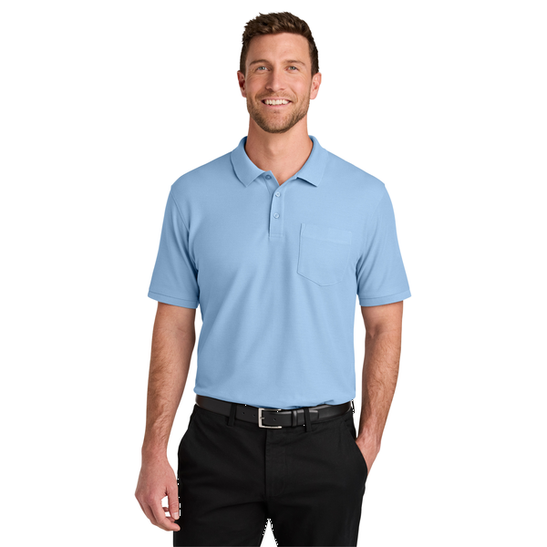 Port Authority® Wearever Signature Poly/Cotton Pique Pocket Men's Polo