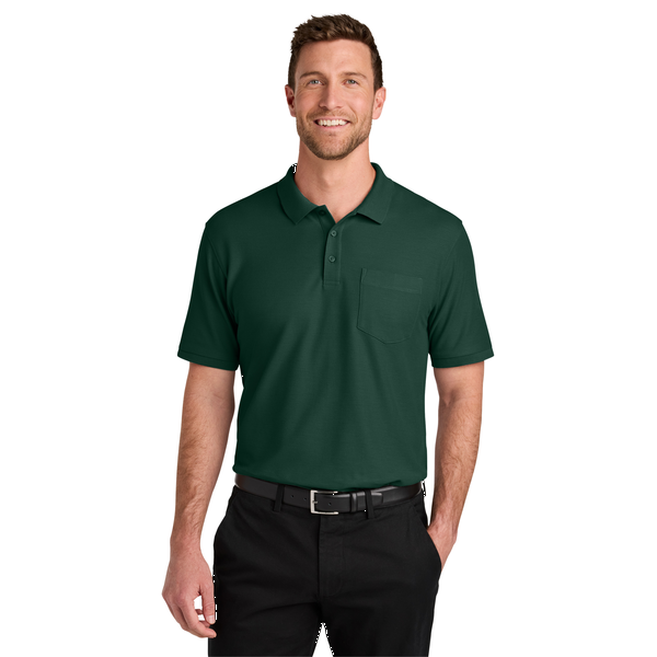 Port Authority® Wearever Signature Poly/Cotton Pique Pocket Men's Polo