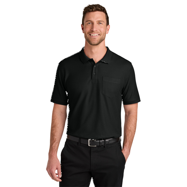 Port Authority® Wearever Signature Poly/Cotton Pique Pocket Men's Polo