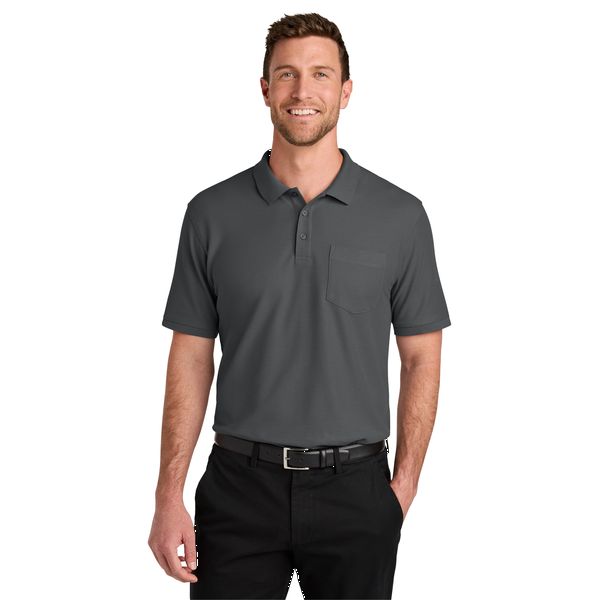 Port Authority® Wearever Signature Poly/Cotton Pique Pocket Men's Polo