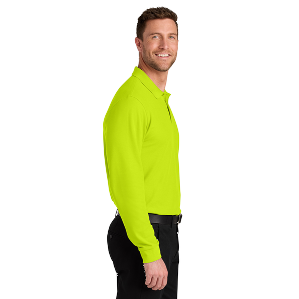 Port Authority® Wearever Signature Poly/Cotton Pique Long Sleeve Men's Polo