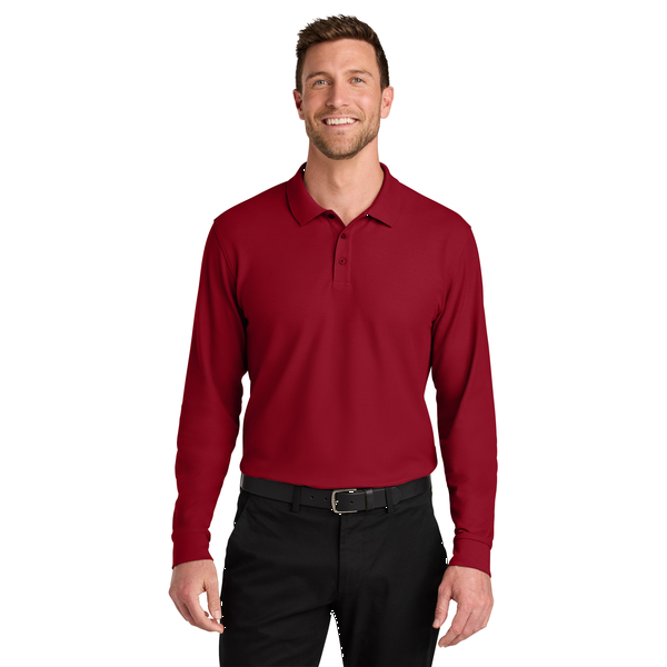 Port Authority® Wearever Signature Poly/Cotton Pique Long Sleeve Men's Polo