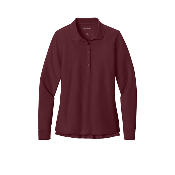 Port Authority® Wearever Signature Poly/Cotton Pique Long Sleeve Ladies' Polo