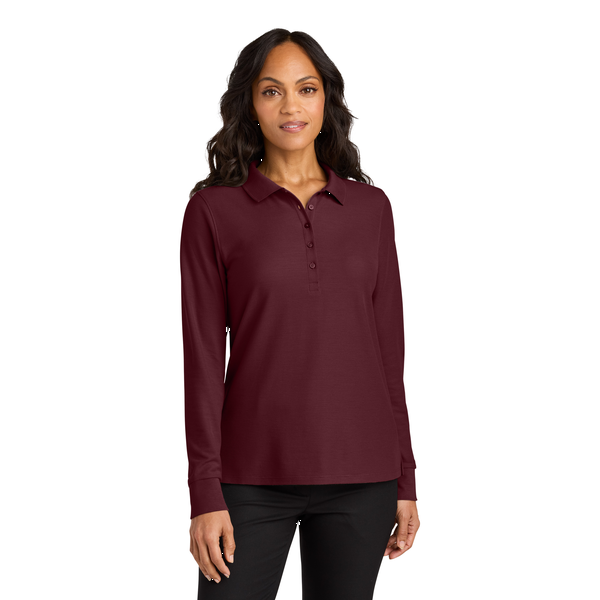 Port Authority® Wearever Signature Poly/Cotton Pique Long Sleeve Ladies' Polo
