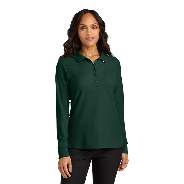 Port Authority® Wearever Signature Poly/Cotton Pique Long Sleeve Ladies' Polo
