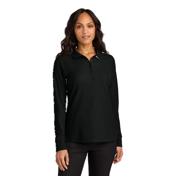 Port Authority® Wearever Signature Poly/Cotton Pique Long Sleeve Ladies' Polo