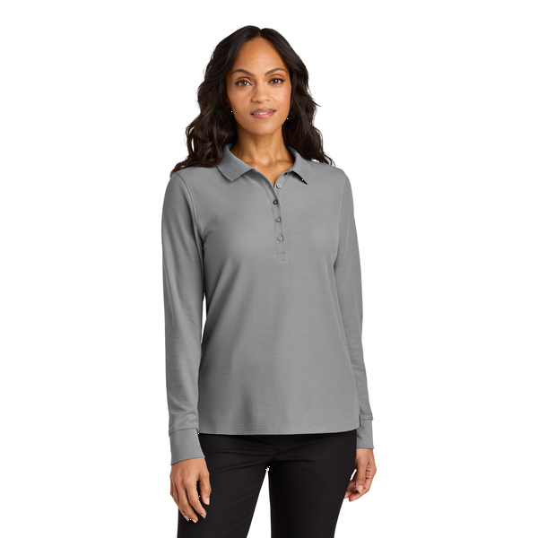 Port Authority® Wearever Signature Poly/Cotton Pique Long Sleeve Ladies' Polo