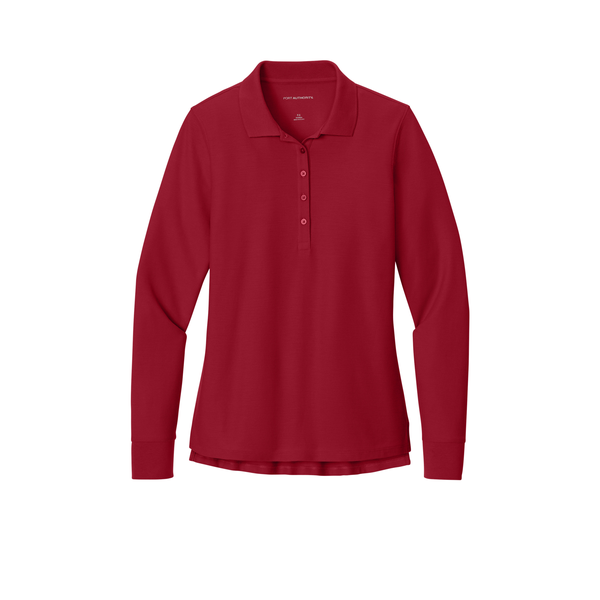 Port Authority® Wearever Signature Poly/Cotton Pique Long Sleeve Ladies' Polo