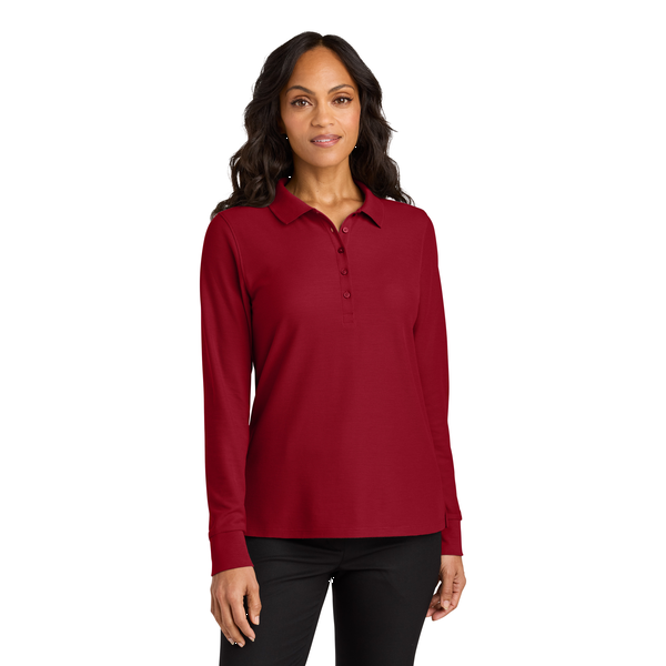 Port Authority® Wearever Signature Poly/Cotton Pique Long Sleeve Ladies' Polo