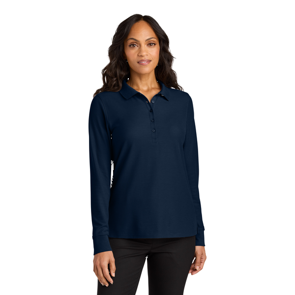 Port Authority® Wearever Signature Poly/Cotton Pique Long Sleeve Ladies' Polo