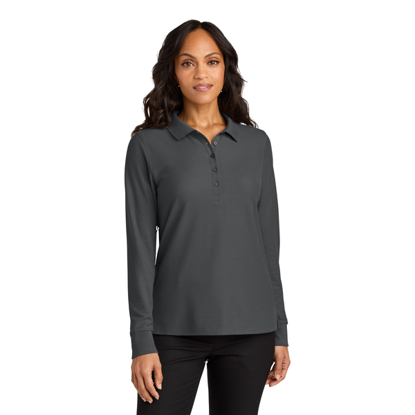 Port Authority® Wearever Signature Poly/Cotton Pique Long Sleeve Ladies' Polo