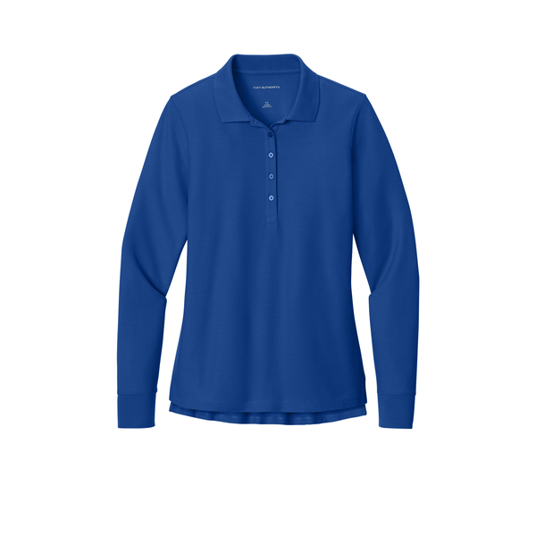 Port Authority® Wearever Signature Poly/Cotton Pique Long Sleeve Ladies' Polo