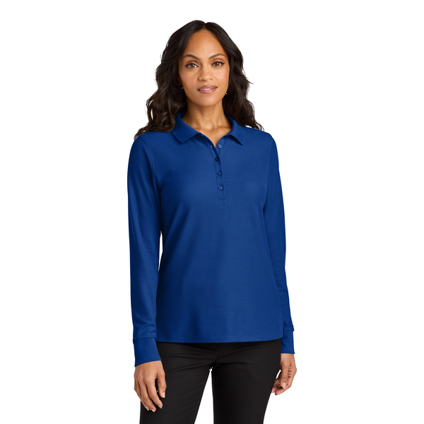 Port Authority® Wearever Signature Poly/Cotton Pique Long Sleeve Ladies' Polo