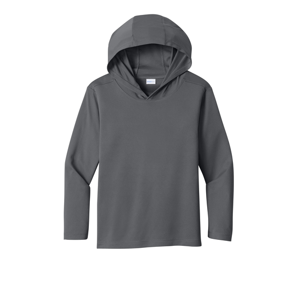 Sport-Tek® Posi-UV® Pro Poly Long Sleeve Youth Hoodie