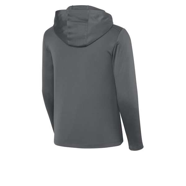 Sport-Tek® Posi-UV® Pro Poly Long Sleeve Youth Hoodie
