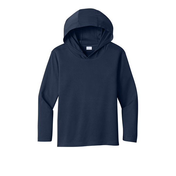 Sport-Tek® Posi-UV® Pro Poly Long Sleeve Youth Hoodie