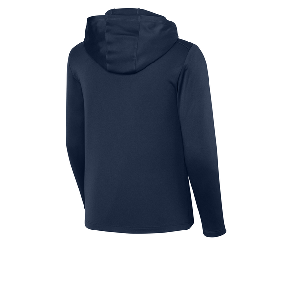 Sport-Tek® Posi-UV® Pro Poly Long Sleeve Youth Hoodie