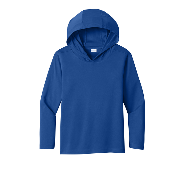 Sport-Tek® Posi-UV® Pro Poly Long Sleeve Youth Hoodie