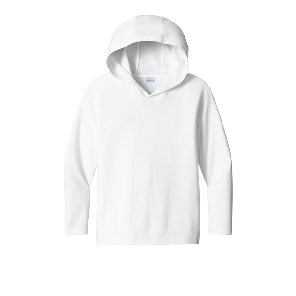Sport-Tek® Posi-UV® Pro Poly Long Sleeve Youth Hoodie