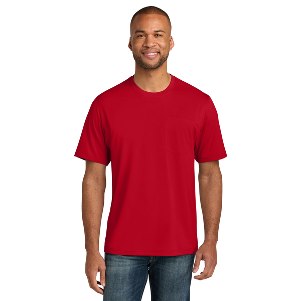 CornerStone® Workwear Pro Polyester Short Sleeve Unisex Pocket Tee