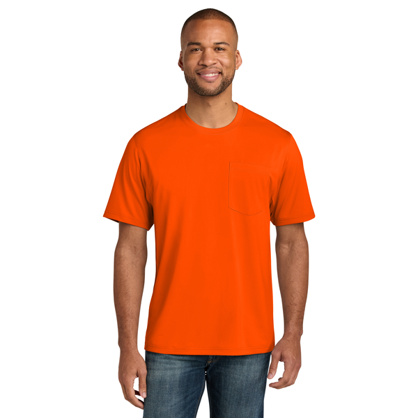 CornerStone® Workwear Pro Polyester Short Sleeve Unisex Pocket Tee