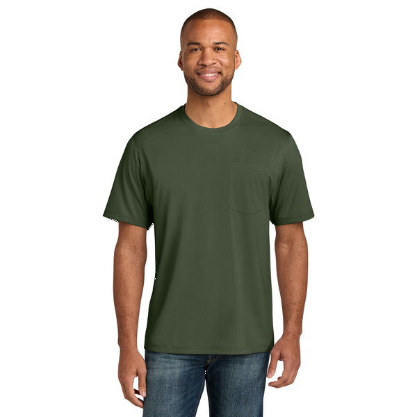 CornerStone® Workwear Pro Polyester Short Sleeve Unisex Pocket Tee