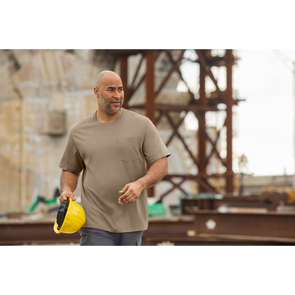 CornerStone® Workwear Pro Polyester Short Sleeve Unisex Pocket Tee
