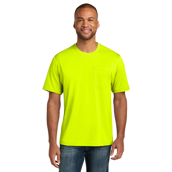 CornerStone® Workwear Pro Polyester Short Sleeve Unisex Tall Pocket Tee