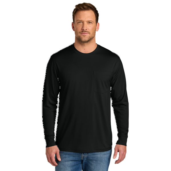 CornerStone® Workwear Pro Polyester Long Sleeve Unisex Pocket Tee
