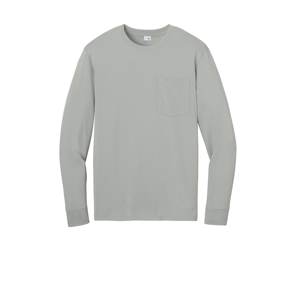 CornerStone® Workwear Pro Polyester Long Sleeve Unisex Pocket Tee
