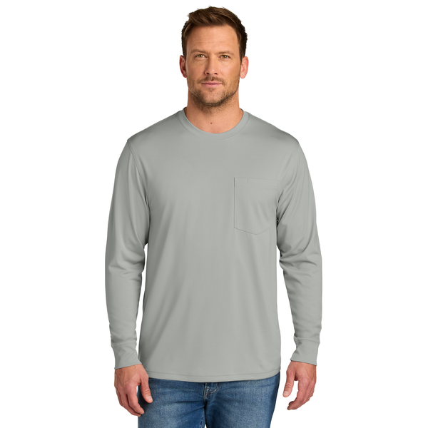 CornerStone® Workwear Pro Polyester Long Sleeve Unisex Pocket Tee