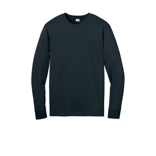 CornerStone® Workwear Pro Polyester Long Sleeve Unisex Pocket Tee
