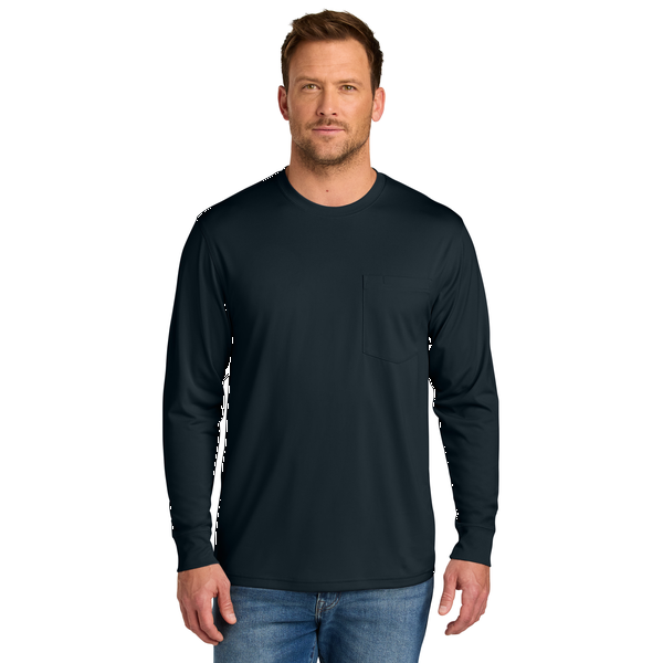 CornerStone® Workwear Pro Polyester Long Sleeve Unisex Pocket Tee