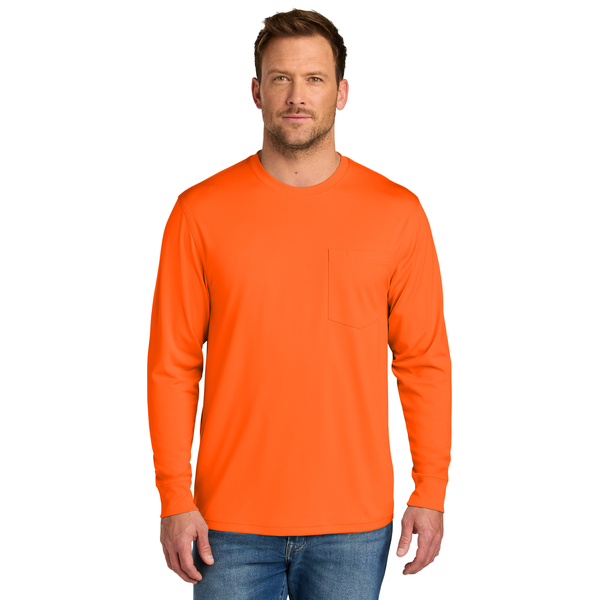 CornerStone® Workwear Pro Polyester Long Sleeve Unisex Pocket Tee