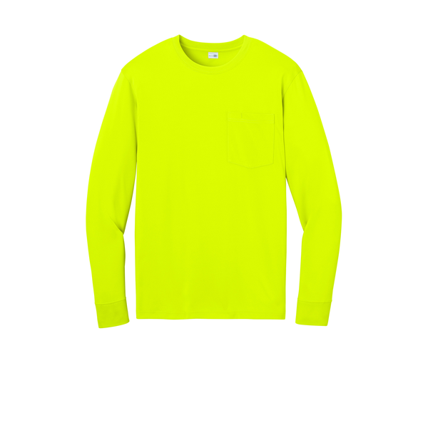 CornerStone® Workwear Pro Polyester Long Sleeve Unisex Pocket Tee