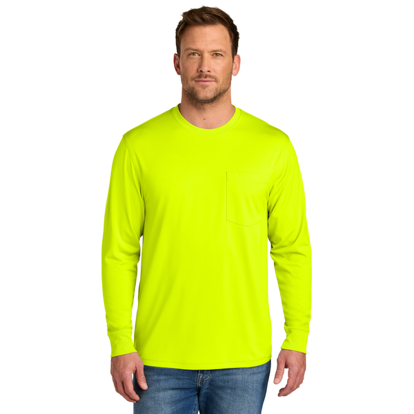 CornerStone® Workwear Pro Polyester Long Sleeve Unisex Pocket Tee