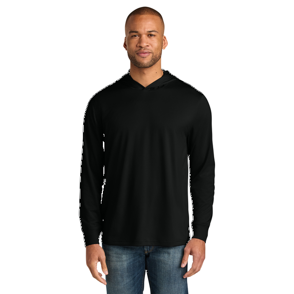 CornerStone® Workwear Pro Polyester Long Sleeve Unisex Hooded Tee