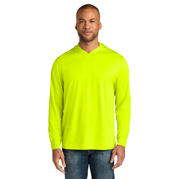 CornerStone® Workwear Pro Polyester Long Sleeve Unisex Hooded Tee