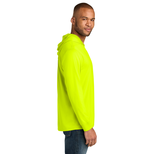 CornerStone® Workwear Pro Polyester Long Sleeve Unisex Hooded Tee