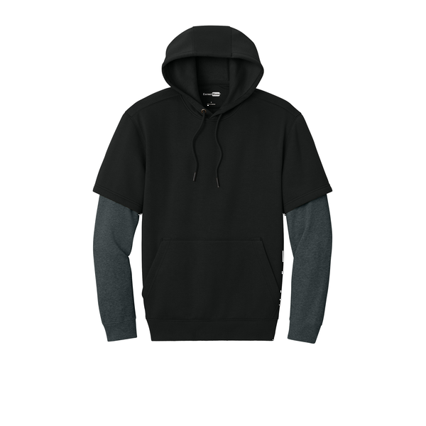 CornerStone® Tough Cotton/Poly Fleece Layered Men's Hoodie