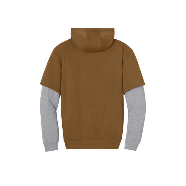 CornerStone® Tough Cotton/Poly Fleece Layered Men's Hoodie