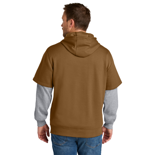 CornerStone® Tough Cotton/Poly Fleece Layered Men's Hoodie