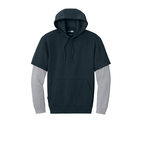CornerStone® Tough Cotton/Poly Fleece Layered Men's Hoodie